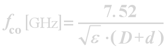 Formel für die Grenzfrequenz
